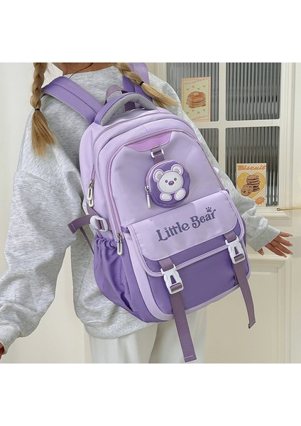 Kore Retro Ortaokul Öğrencisi Okul Çantası Büyük Kapasiteli Seyahat Sırt Çantası (Yurt Dışından) fiyatları