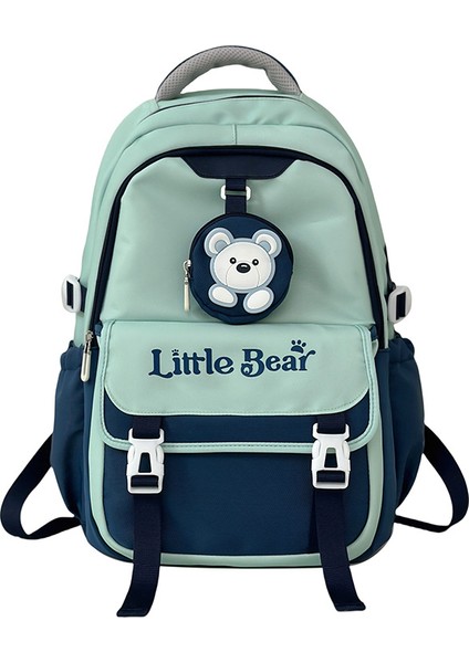 Kore Retro Ortaokul Öğrencisi Okul Çantası Büyük Kapasiteli Seyahat Sırt Çantası (Yurt Dışından)