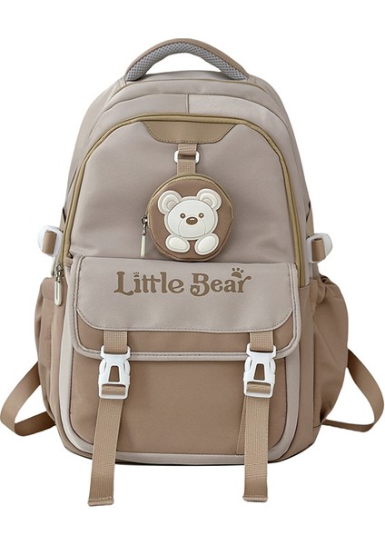 Kore retro ortaokul öğrencisi okul çantası büyük kapasiteli seyahat sırt çantası (Yurt Dışından)