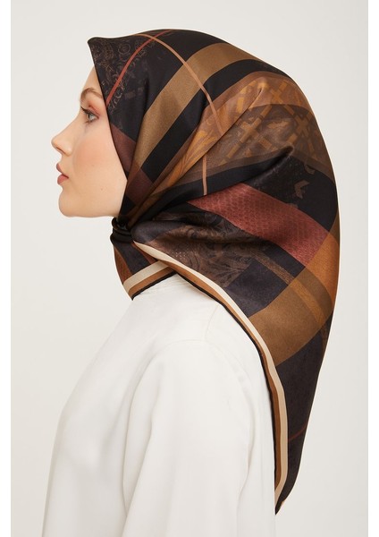 Nostalji Serisi Ipek Twill Eşarp 9023D-05 fırsatları