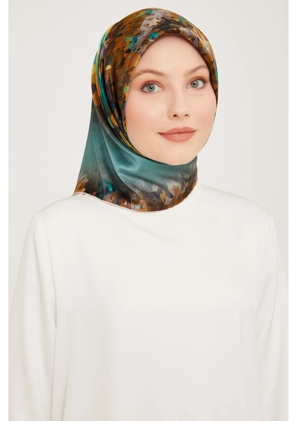 Nostalji Serisi Twill Ipek Eşarp 9043D-29