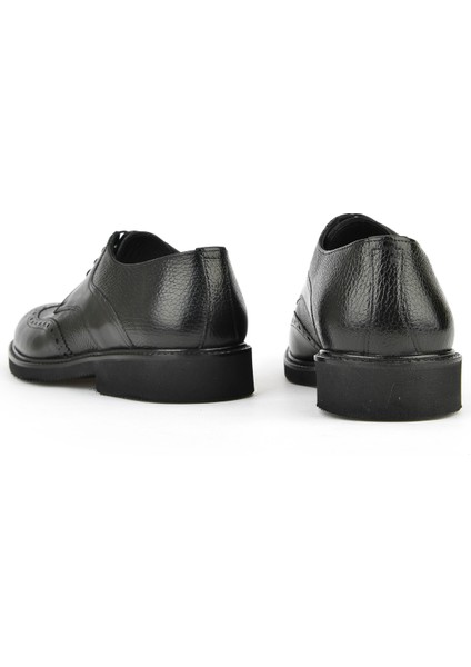 , Erkek Hakiki Deri Ayakkabı 143145Z6252 Siyah modelleri