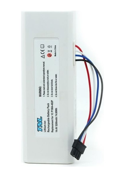 Xiaomi Mi Vacuum Mop 1c 2in1 STYTJ01ZHM Robot Süpürge Için 14.4V 5200MAH Muadil Batarya Yüksek Mah fiyatları