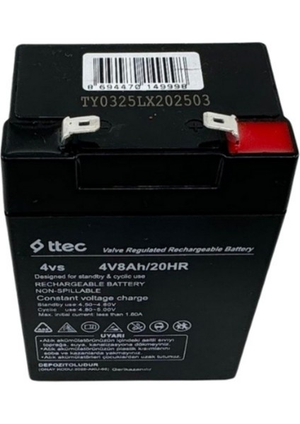 Enerjistar 4V 8AH Agm Akü - Optimum Kalite fiyatları