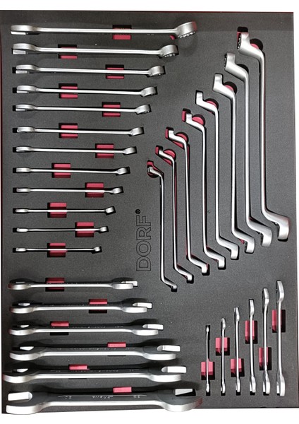 32 Parça Dolu Anahtar Seti Evalı Takım Arabası Içeriği 55,5 x 41 cm fiyatları