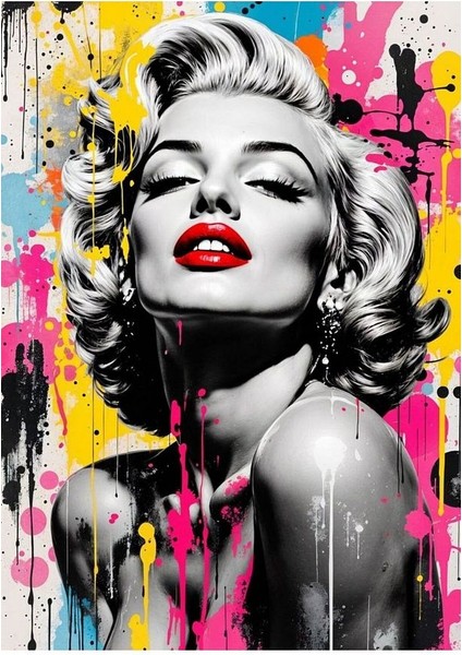 Marilyn Monroe Kanvas Duvar Salon Ofis Dükkan Hediyelik Dekarasyon Süsü Ölçü Seçmeyi Unutmayınız fiyatları