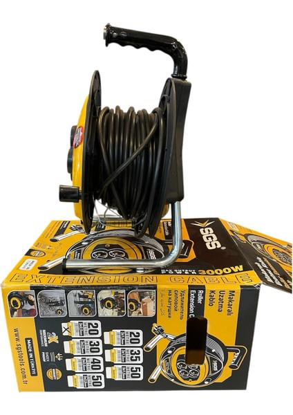 20 Metre Makaralı Uzatma Kablosu Sgs 2133 3x2,5 20MT fiyatları