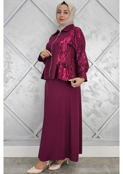 Kadın Büzgü Detaylı Tesettür Takım fiyatları