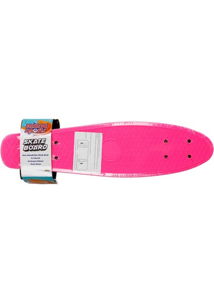 Plastik Kaykay Retroboard 56 cm - Pembe fırsatları