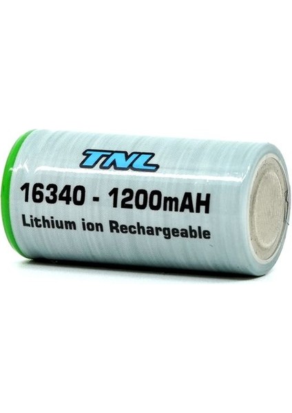 CR123A 16340 3.7V 1200MAH Li-Ion Başlıklı Pil