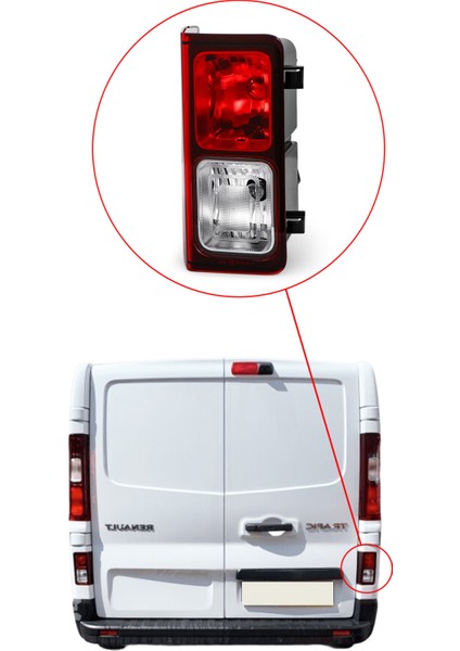 Trafic 3 - Opel Vivaro Arka Sis Lambası - Sağ - 265548758R fırsatları