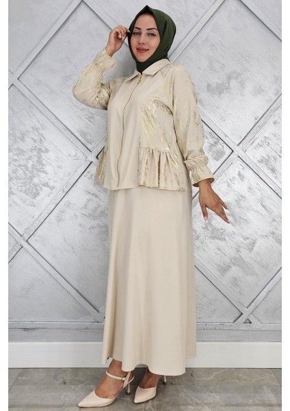 Kadın Büzgü Detaylı Tesettür Takım fiyatları