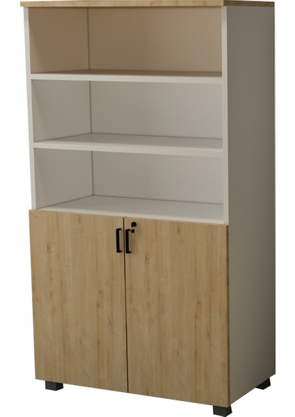 Safir Meşe Kilitli 2 Kapaklı Ofis Dolabı fırsatları