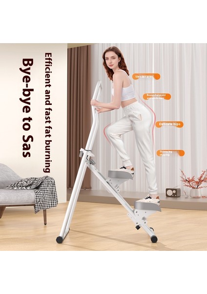 Yeni Versiyon Katlanabilir Dikey Tırmanma Egzersiz Aleti – Beyaz | Full-Body Kardiyo & Yağ Eritme fırsatları