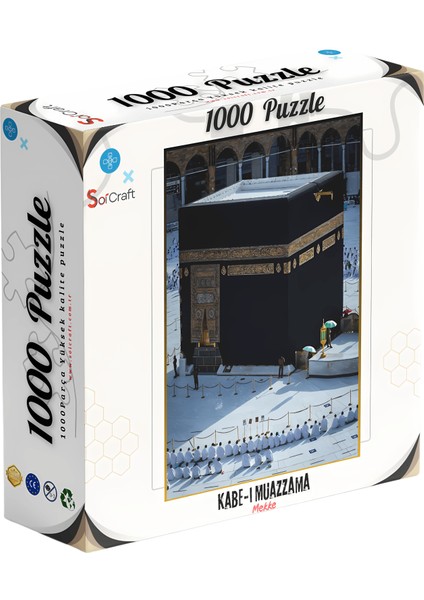 1000 Parça Puzzle Mescid-I Harâm Kâbe