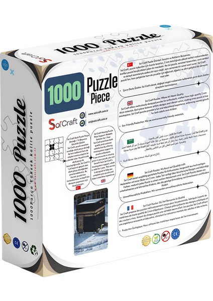 1000 Parça Puzzle Mescid-I Harâm Kâbe fiyatları