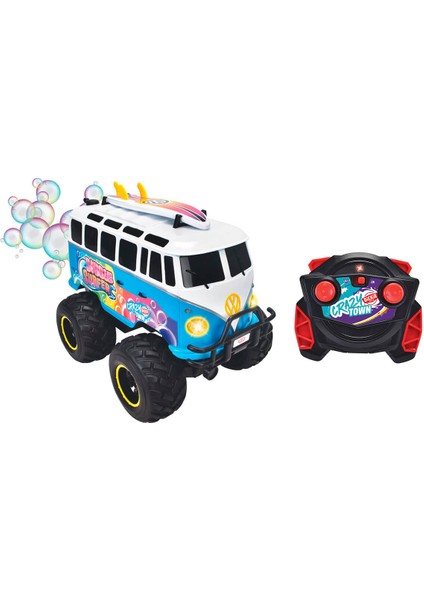 1:20 Volkswagen T1 Bubble Bus Işıklı USB Şarjlı Uzaktan Kumandalı Araba