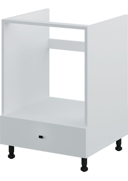 Vina Ayaklı Fırın Dolabı Alttan Kapaklı Dekoratif Ankastre Dolabı fırsatları