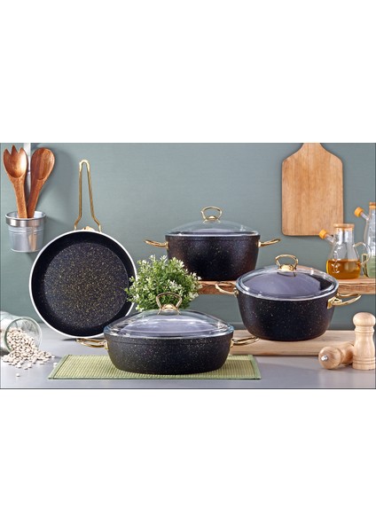 Oncu 7 Pcs Gold Benekli