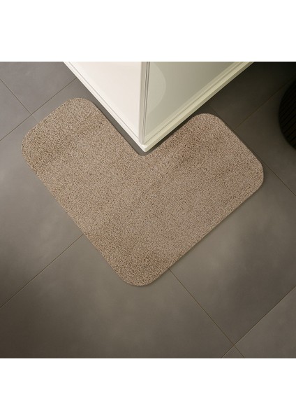 Shaggy Köşe Duş Banyo Paspası