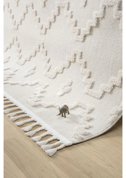 Krem Renk Modern Dokuma Halı Yolluk Antre Oturma Odası Salon Mutfak Halısı fiyatları