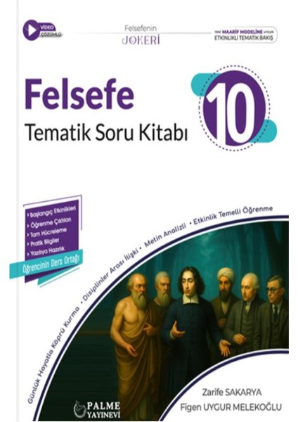Palme 10.sınıf Joker Felsefe Soru Kitabı Tematik *yeni*