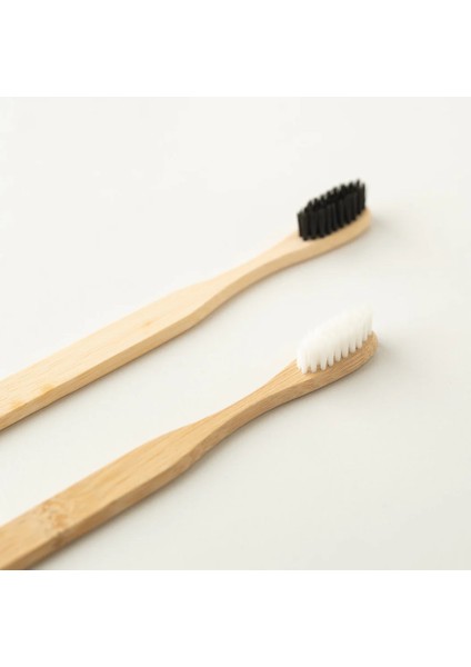 Ba&der 2'li Paket %100 Doğal Bambu Diş Fırçası ( Yetişkin Siyah Orta Tekli, Yetişkin Beyaz Orta Tekli) fiyatları