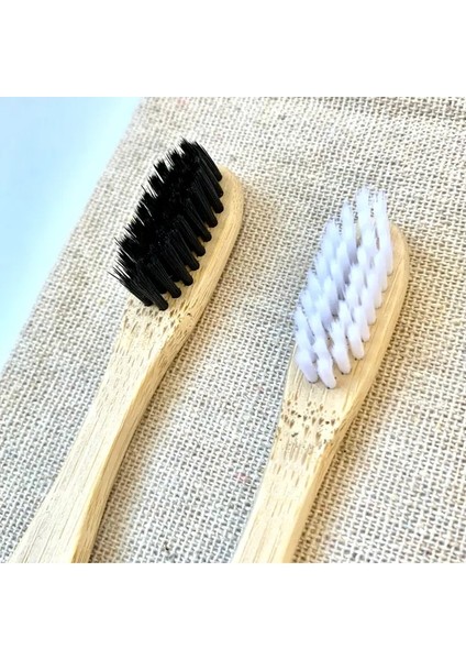 Ba&der Aile Paketi %100 Doğal Bambu Diş Fırçası ( Yetişkin Siyah ve Beyaz İkili, Çocuk Siyah Tekli) indirimleri