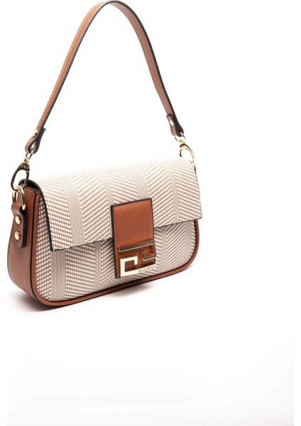 Kadın Çapraz Çanta 1179-46360 Sılver Polo Çapraz Bayan Çantası M132 Bej-Mat Taba fiyatları