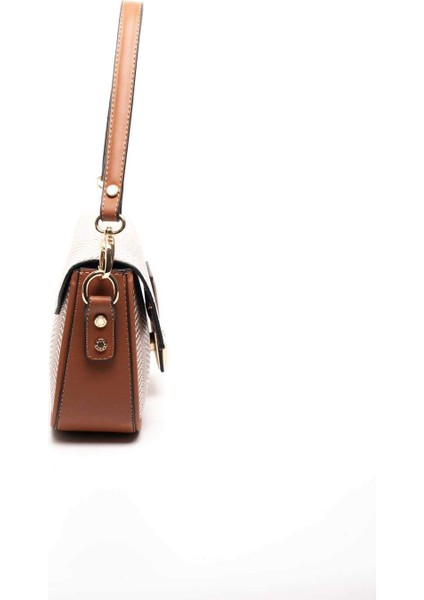 Kadın Çapraz Çanta 1179-46360 Sılver Polo Çapraz Bayan Çantası M132 Bej-Mat Taba modelleri