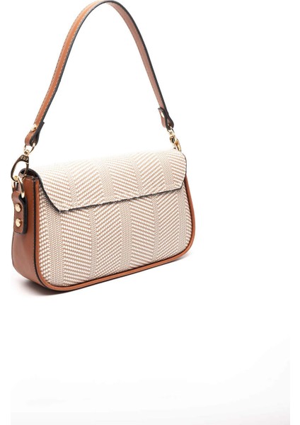 Kadın Çapraz Çanta 1179-46360 Sılver Polo Çapraz Bayan Çantası M132 Bej-Mat Taba fırsatları