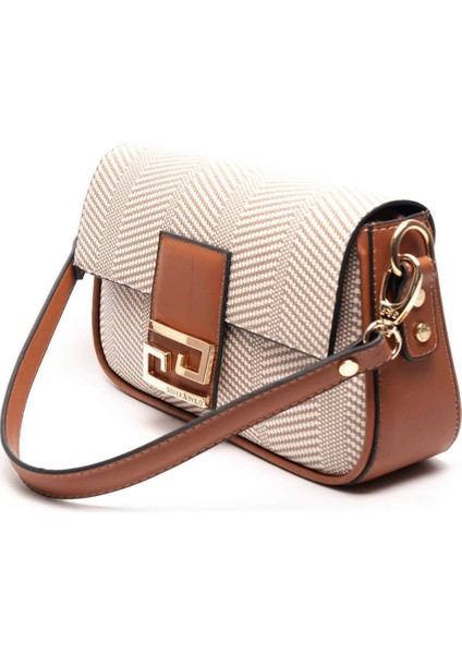 Kadın Çapraz Çanta 1179-46360 Sılver Polo Çapraz Bayan Çantası M132 Bej-Mat Taba indirimleri