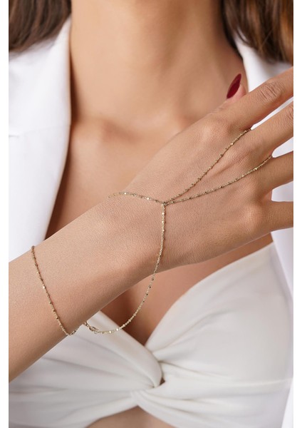 14 Ayar Altın Küp Detaylı Modern Tasarım Şahmeran modelleri