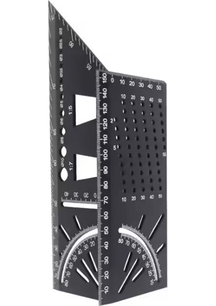 Alüminyum 3D Açılı Işaretleme Gönyesi 150 Mm.