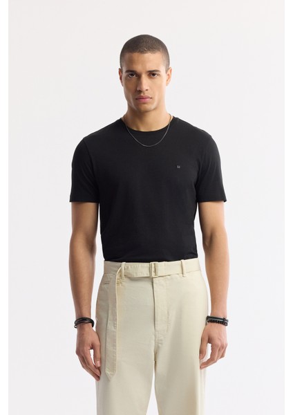 Erkek Bej Klasik Bel Ekstra Kemerli Sardes Baggy Fit Pantolon A51Y3027