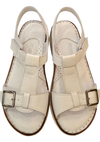 1708 Hakiki Deri Kadın Sandalet fırsatları