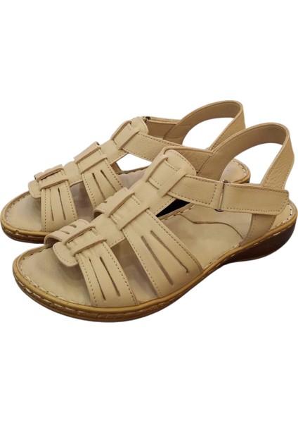 034 Hakiki Deri Kadın Sandalet fiyatları