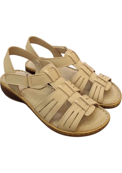034 Hakiki Deri Kadın Sandalet fırsatları
