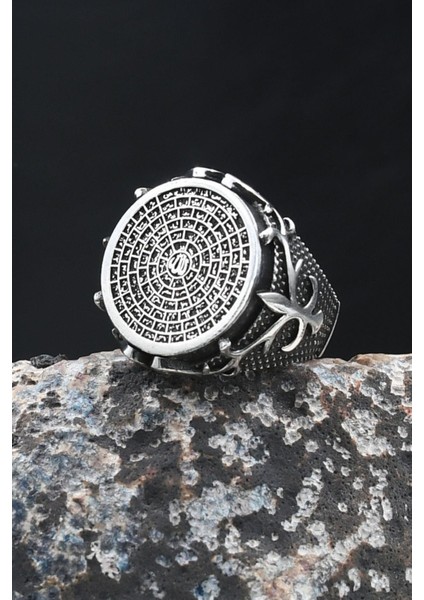 Esma-Ül Hüsna (Allahın 99 Ismi) Yazılı 925 Ayar Gümüş Yüzük 902076 fırsatları