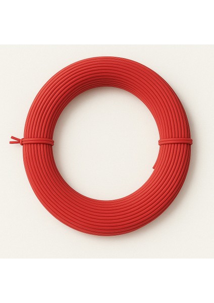 Nyaf H05V-K 0,50 Mm² Çok Damarlı Kablo - Kırmızı - 10 Metre