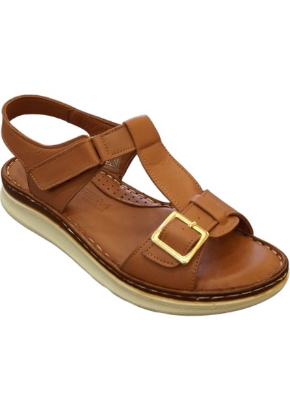 1708 Hakiki Deri Kadın Sandalet