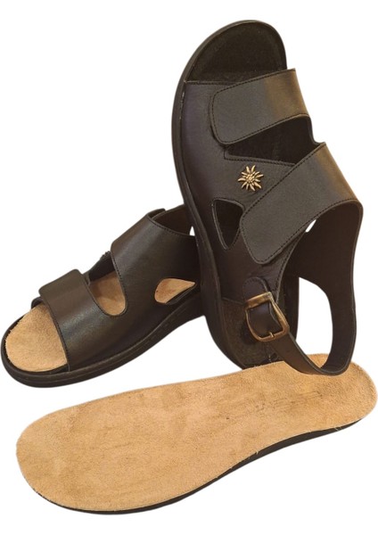 820 Hakiki Deri Kadın Sandalet modelleri