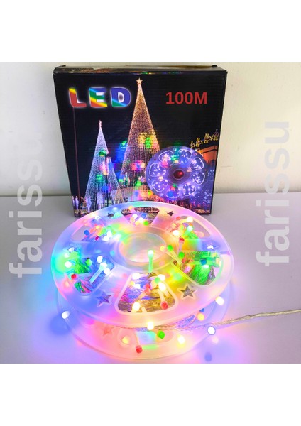 100 Metre Rgb Peri LED Işık – Fişli Dış Mekan Dekoratif Şerit Yılbaşı Aydınlatması fiyatları