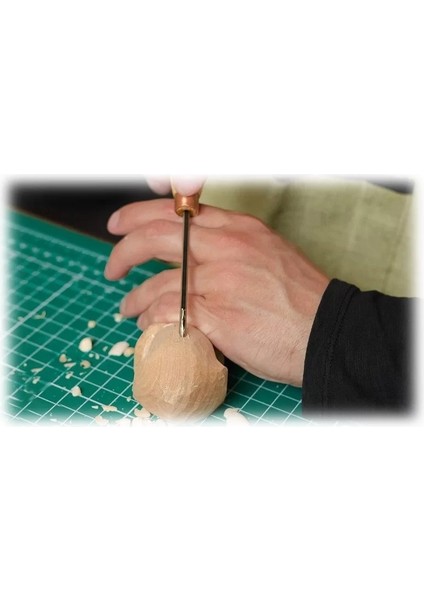 Beavercraft K12/02 V Ağız 60 Derece Ahşap Oyma Iskarpelası