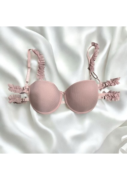 Fırfırlı Destekli ve Dolgulu Sütyen Takımı fiyatları