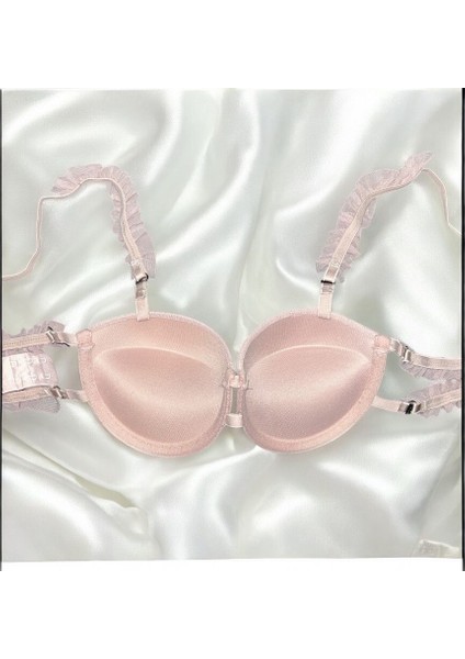 Fırfırlı Destekli ve Dolgulu Sütyen Takımı fırsatları