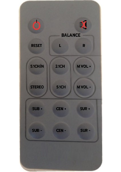 Goldmaster S-850 Uyumlu Ses Sistemi Kumandası