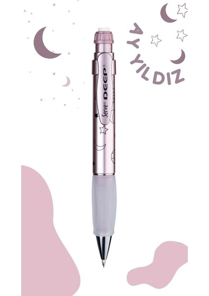Deep Versatil Metalik Rose Sky Uzay Temalı Kalem 0.7 Mm (3731) fiyatları