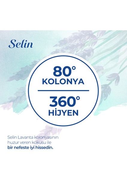 Parfümlü Kolonya Lavanta 400 Ml 3'Lü Set indirimleri