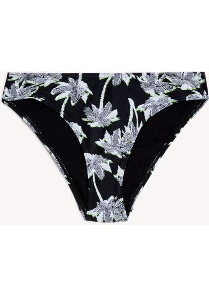 Desenli Yüksek Bel Bikini Altı